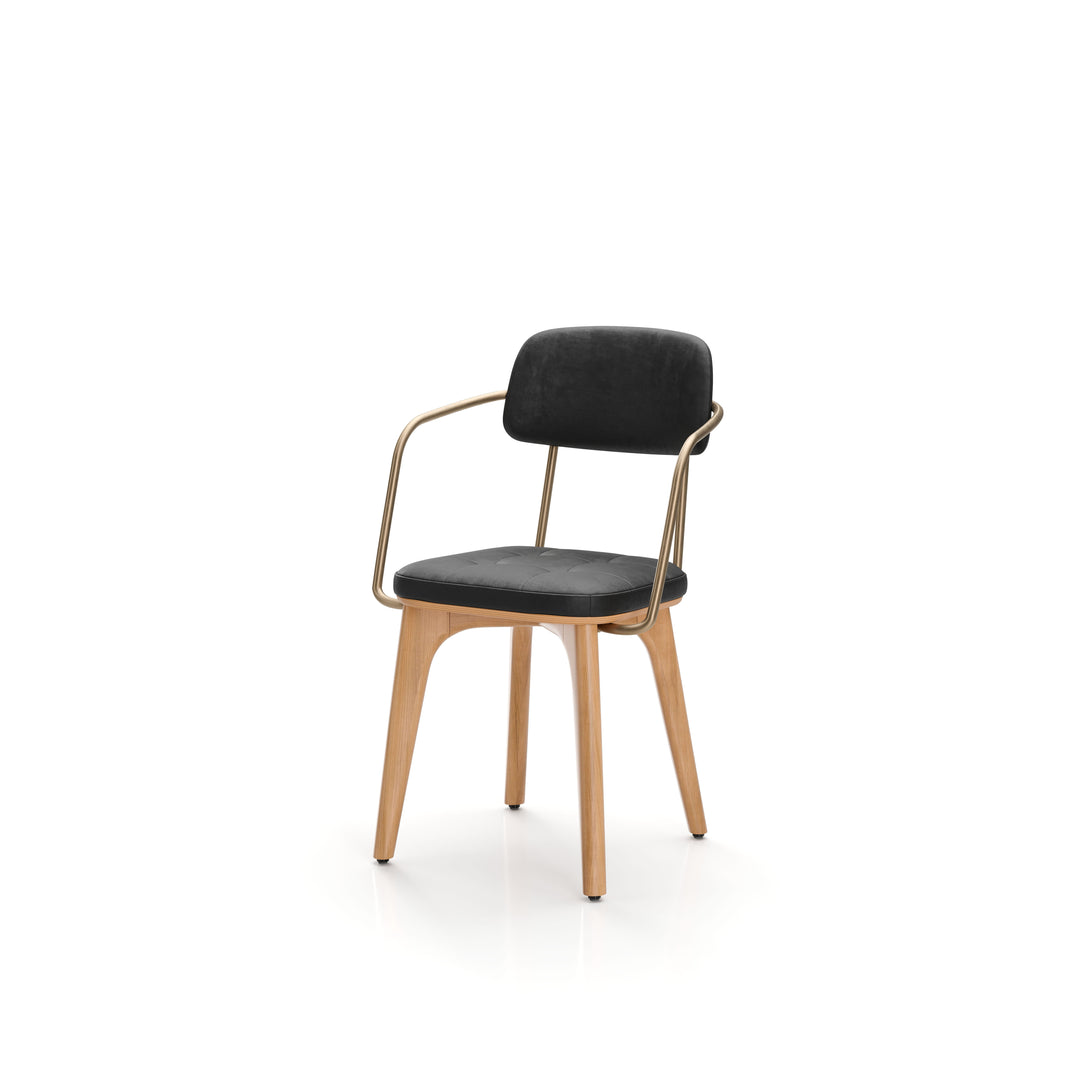 Utility Dining Armchair Upholstered