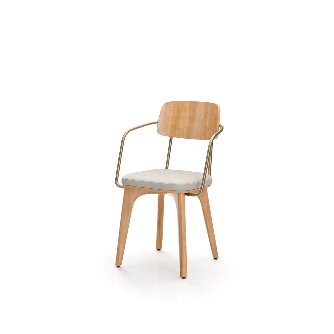 Utility Dining Armchair Wood