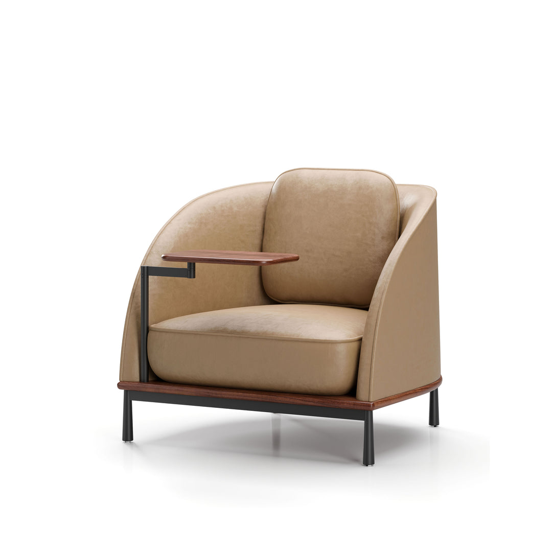 Arc Lounge Chair with Tablet