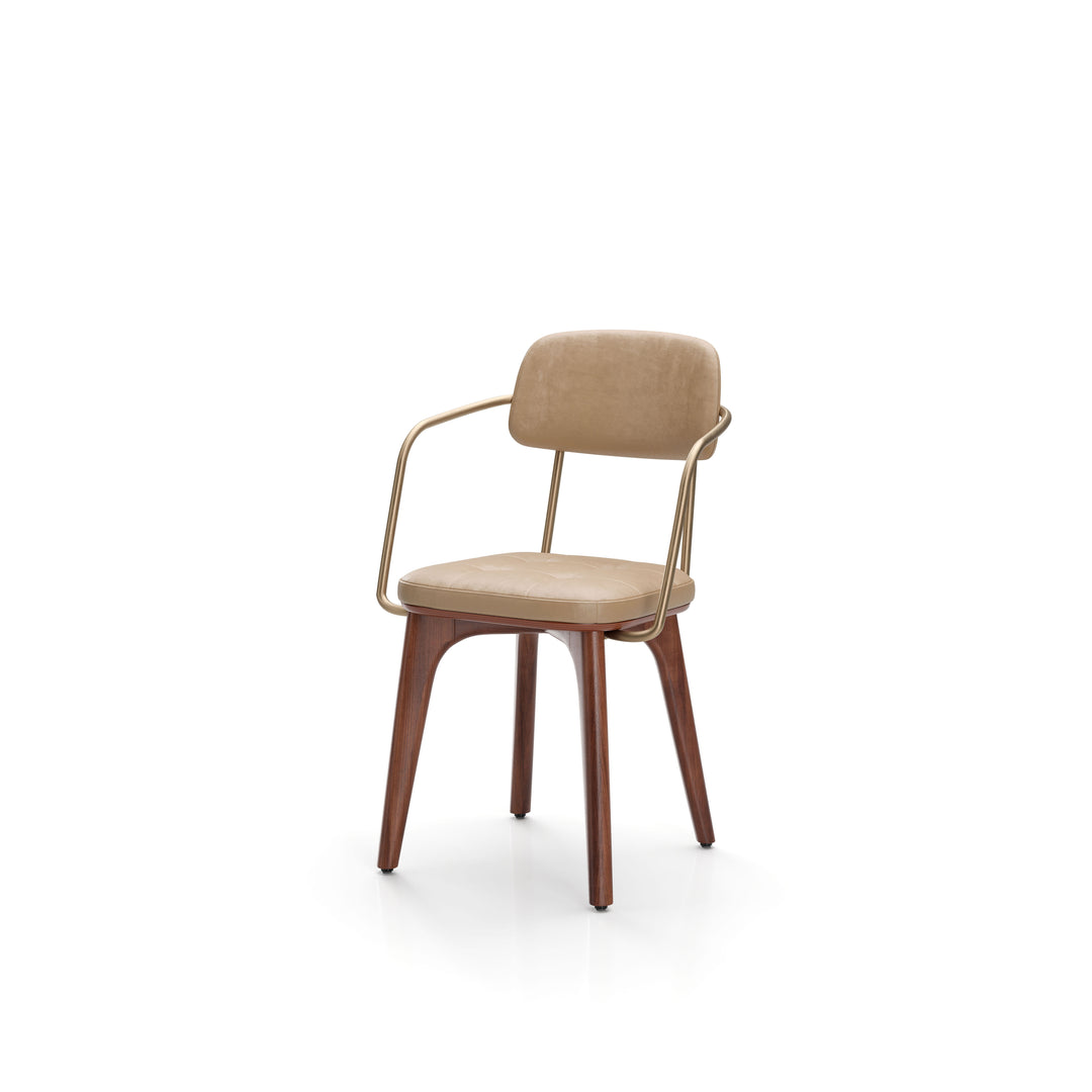 Utility Dining Armchair Upholstered