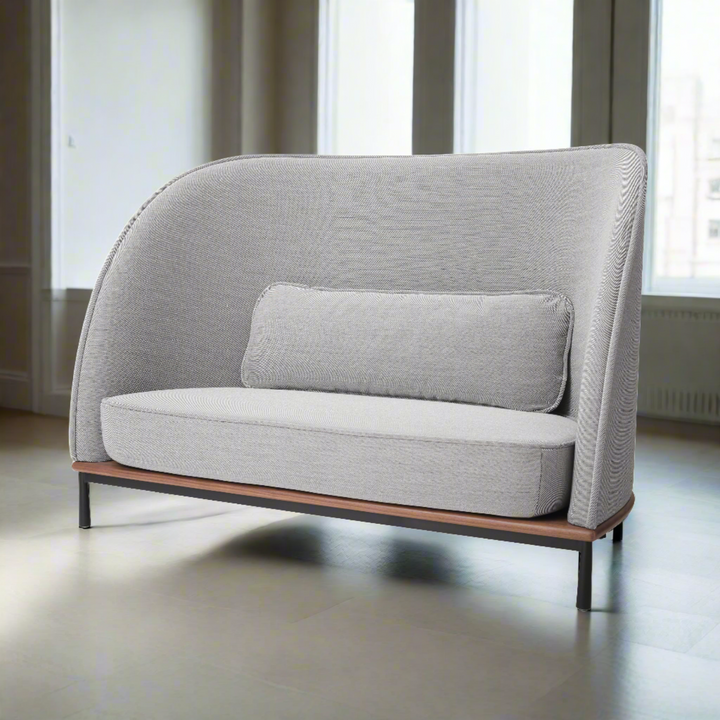 Arc High Back Love Seat