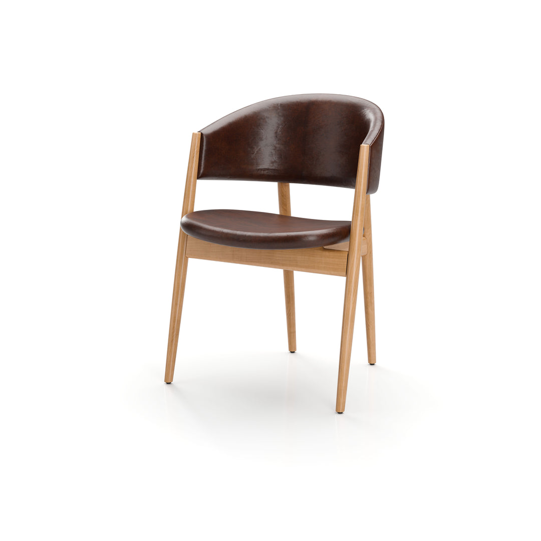 Ougi Dining Chair Half Back